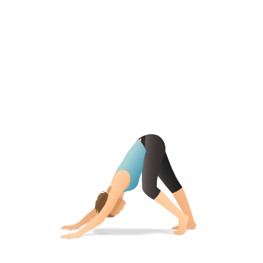 Pocket  yoga Dog Hamstring Yoga with  Facing Pose: poses Downward menopause Yoga Stretch