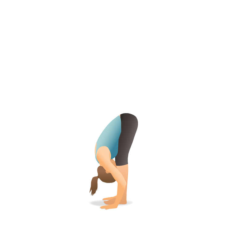 Yoga Pose: Standing Forward Bend (Uttānāsana)