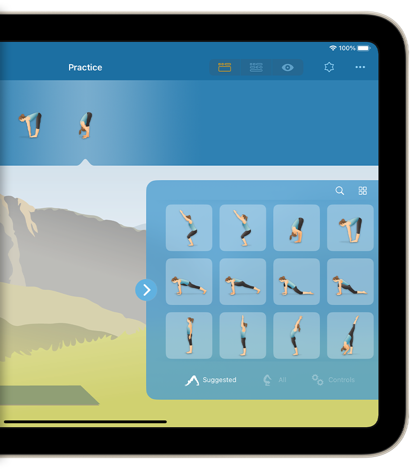 Pocket Yoga Teacher iPad creating practice