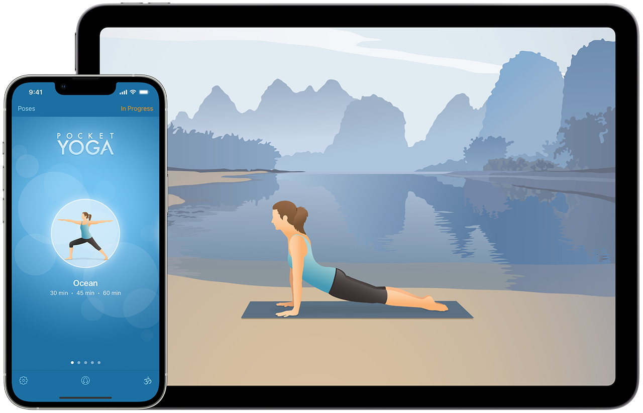 Pocket Yoga iPhone 13 and iPad